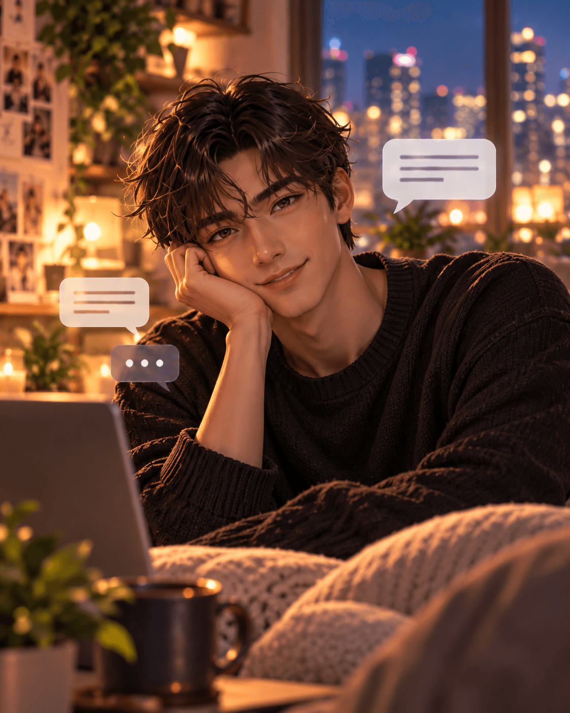 One-on-one conversation with an AI companion